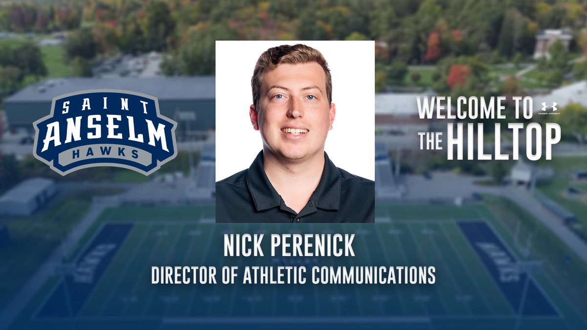 Saint Anselm Hawks (@stahawks) on Twitter photo NEWS: Perenick named Director of Athletic Communications
๐ฐ bit.ly/3Ti9ms7 | #HawksSoarHigher NEWS: Perenick named Director of Athletic Communications
๐ฐ bit.ly/3Ti9ms7 | #HawksSoarHigher