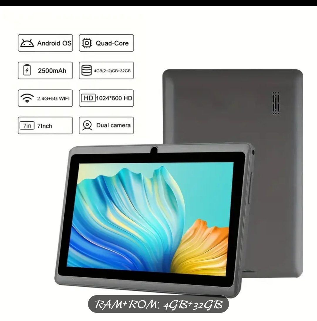 springforthWnG's tweet image. Crelamder amdriod Tablet PC. 1024 X 600 Resolution, 7 inch IPS screen 2gb Ram 32gb Rom/storage. Wifi &amp;amp; Wireless. Type C charging with learning software.
Pls follow @springforthWnG 
WhatsApp 2348069140587