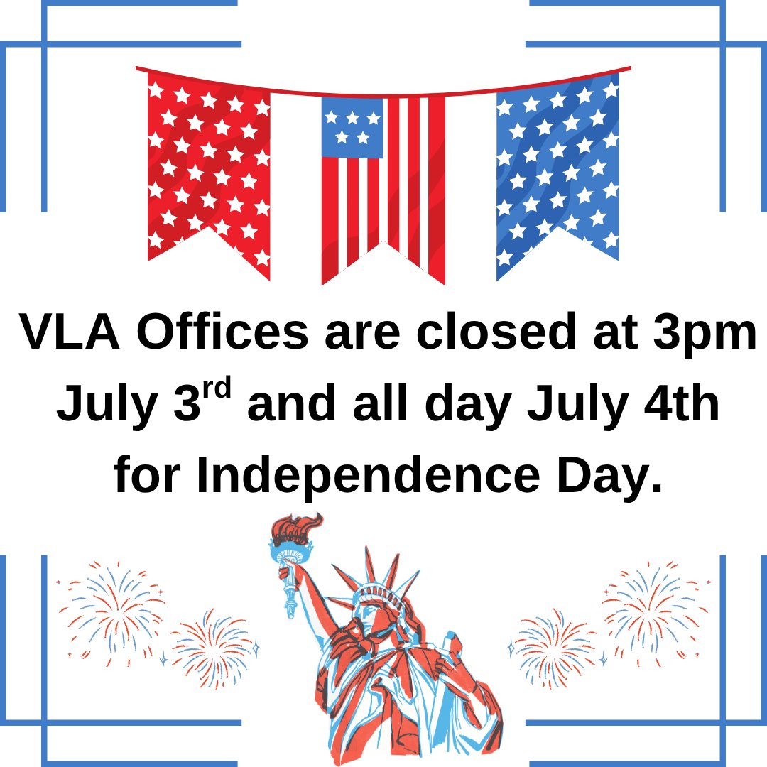 Our offices will close early Thursday, July 3rd, and all day Friday, July 4th for the Independence Day. Wishing a safe and enjoyable holiday to all.