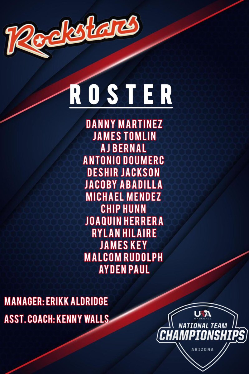 RockstarBasebal's tweet photo. Year 18: LA Rockstars ready to roll @USABaseball championships west. #rockstarnation https://t.co/ObkAaTPLvQ