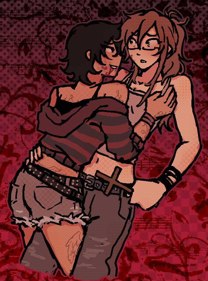 3y3hex's tweet image. First art fight for Kafka yep