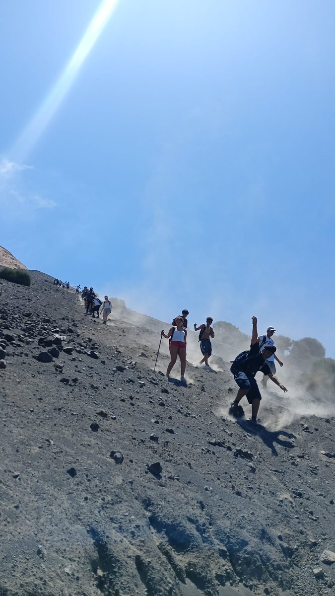 More from Sicily. A hovercraft to the beautiful island of Vulcano, a challenging but rewarding climb to the top and then the most amazing swim in the Ionian sea, lunch, then fun on the beach. More photos on our Facebook page.