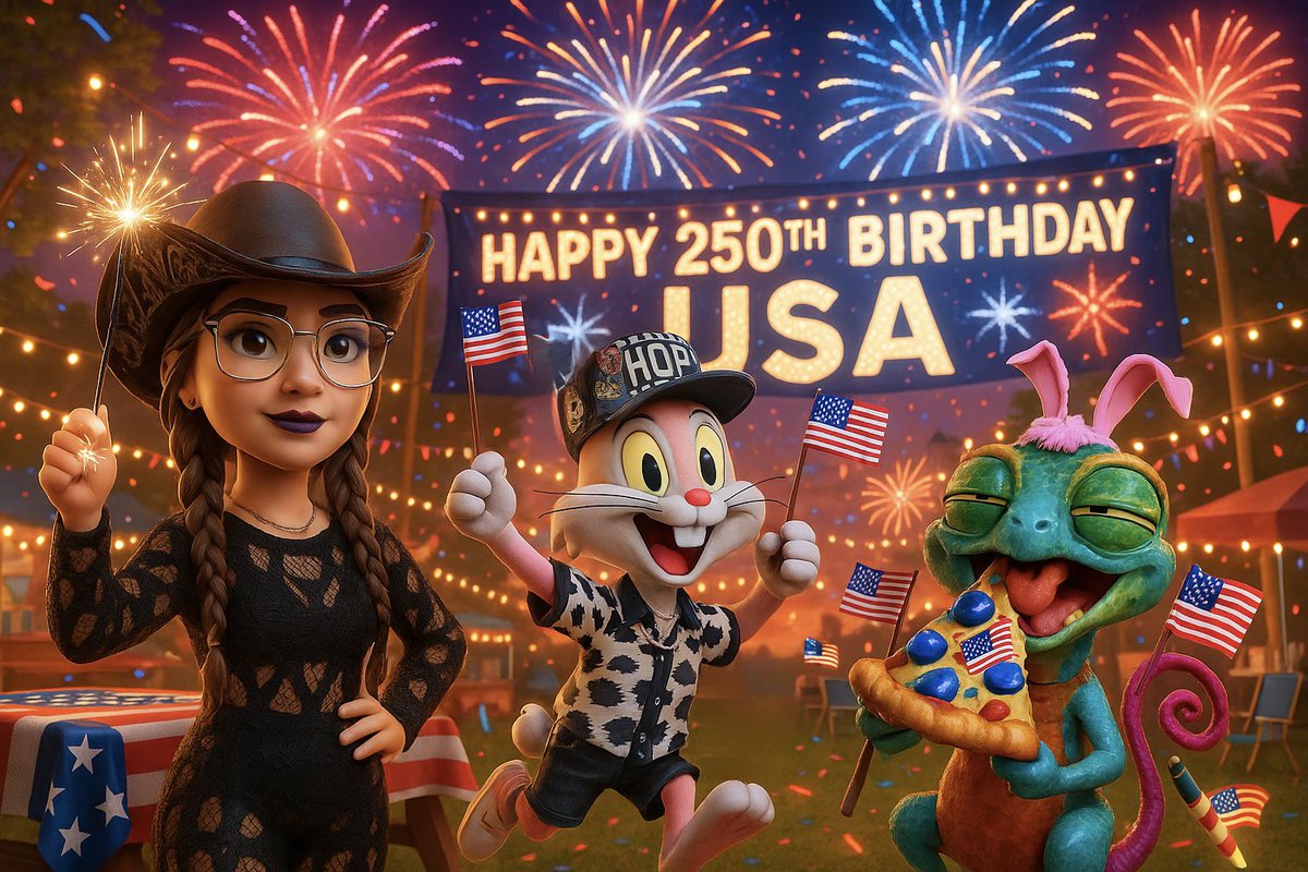 In two more days the United States is turning 250 🇺🇸 I am excited to celebrate Independence Day! #ProudToBeAmerican
