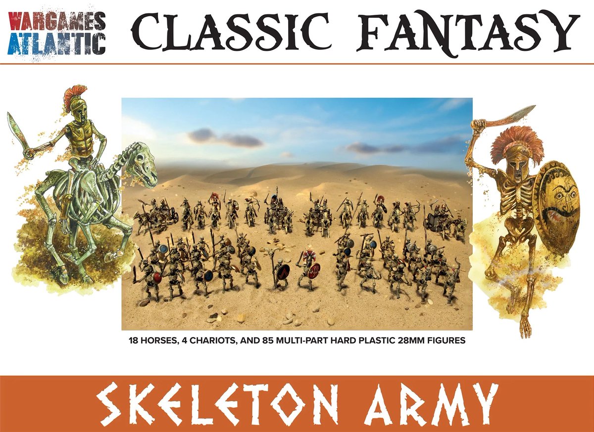 BadgerGamesLLC's tweet image. The Skeleton Army from Wargames Atlantic is in the Badger Shop. More boney warriors than you can shake a stick at! #wargamesatlantic #badgergames