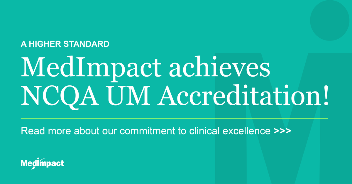 We are proud to announce that MedImpact has received its fourth consecutive <a href="/NCQA/">NCQA</a> Utilization Management Accreditation!

Read more: bwnews.pr/4ev1ayt

#wearemedimpact #atruepartner #accreditation #healthcarenews