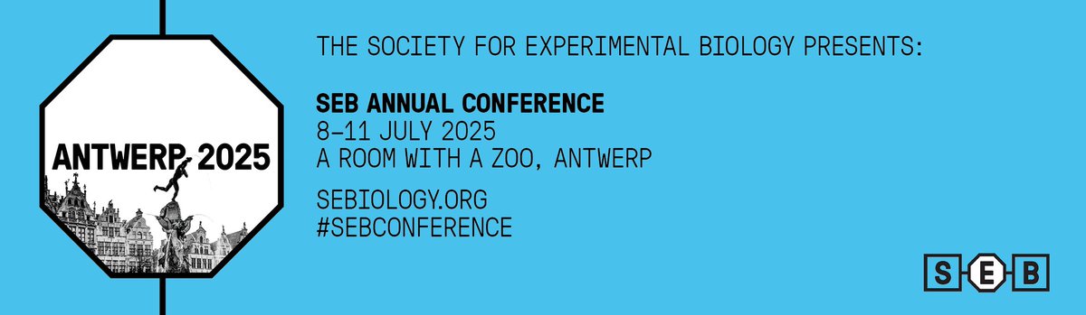 📢 Awesome news

The #SEBconference 2025 Annual Conference programme is now available to download as a PDF!

Check it out and start planning your trip to Antwerp 🇧🇪
sebiology.org/events/seb-ann…