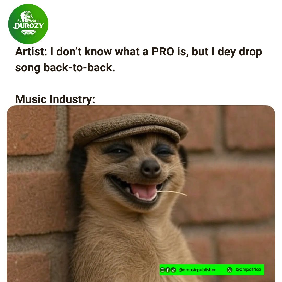 Dmpafrica's tweet photo. Which slapped the hardest? 😂 Tag a music creative who needs to see this.
While you laugh, don’t forget your royalties won’t collect themselves. Hit the link in our bio and let Durozy fix you up. 💼
#MusicRights #Durozy360 #RoyaltyCollection #PublishingAdmin #durozy2025 https://t.co/aUjtC4rOOw