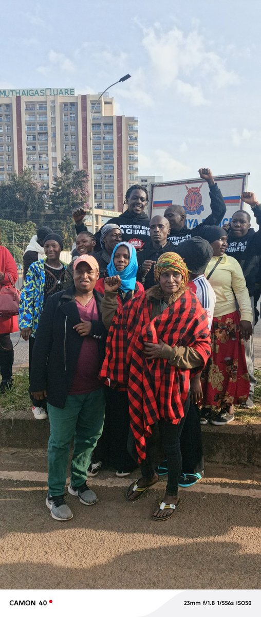 MathareSJustice's tweet image. Finally, #Muthaiga3 are free. Thank you for the solidarity extended to our comrades from Friday. The cash bail given of 200k each is punitive but we must understand that these are methods of deterence from protests. The message from our comrades is clear, protest is not a crime!