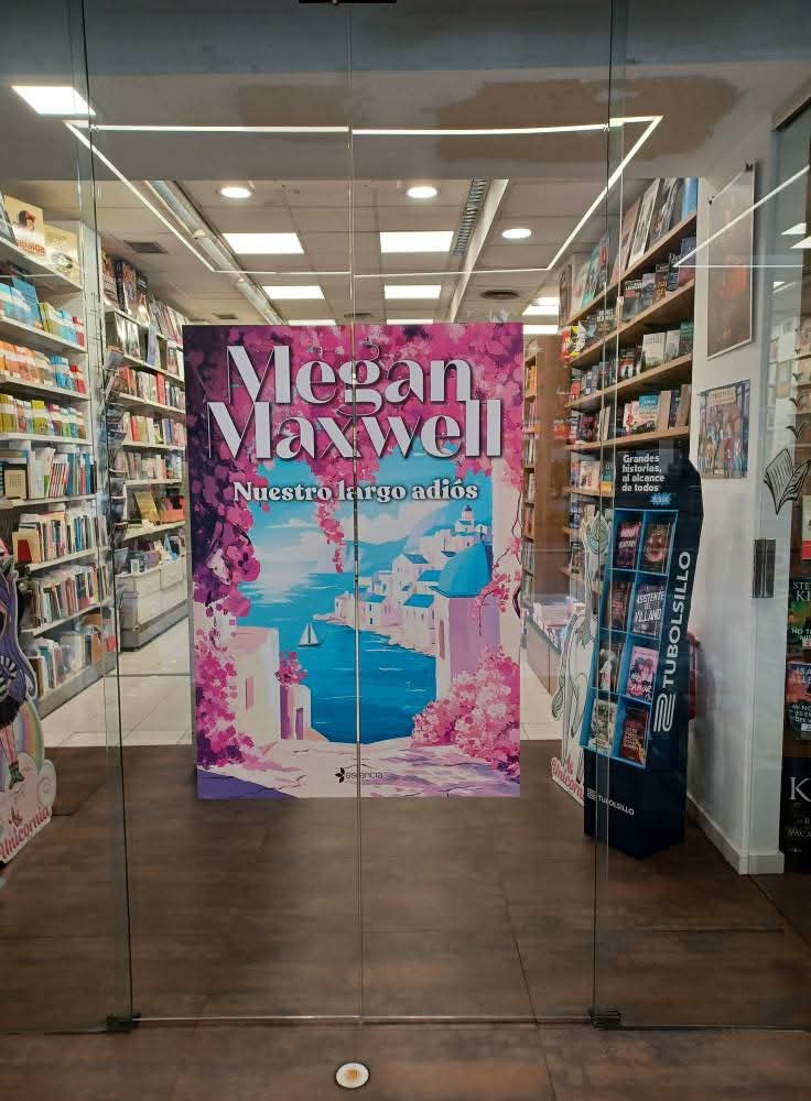 ¡Nuevo vinilo en nuestra puerta!
Cuando vengas a visitarnos te abrirá nuestra puerta de entrada la cubierta de la nueva novela de <a href="/MeganMaxwell/">Megan Maxwell</a> "Nuestro largo adiós", publicación de <a href="/esencia_ed/">🔥 Editorial Esencia</a>. <a href="/Planetadelibros/">PlanetadeLibros</a>
📖libreriaparis.com/libros/9788408…
