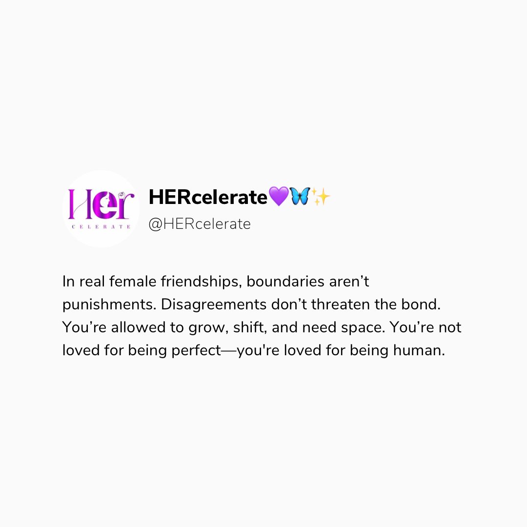 HERcelerate's tweet photo. There’s a special kind of magic in female friendship. 💜✨
It’s not always perfect. To the women who water each other, this one’s for you. 🧡✨
#HERcelerate
#Sisterhood
#SoftSpacesForStrongWomen https://t.co/x9nQERVUwH
