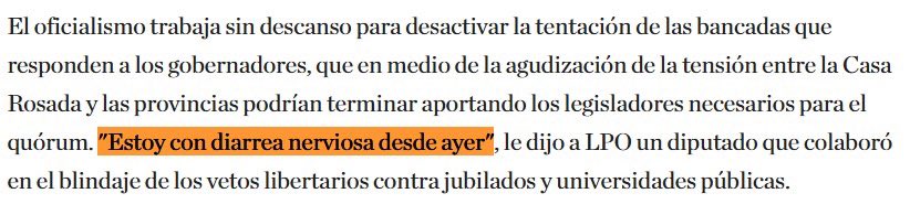 ⁠Votar contra los jubilados, darle la espalda a las universidades y al Garrahan no solo es inmoral, es cobarde.
Se ve que, a veces incluso el cinismo somatiza.

Hay que ser muy cagón para no defender a los jubilados dijo el Diego.