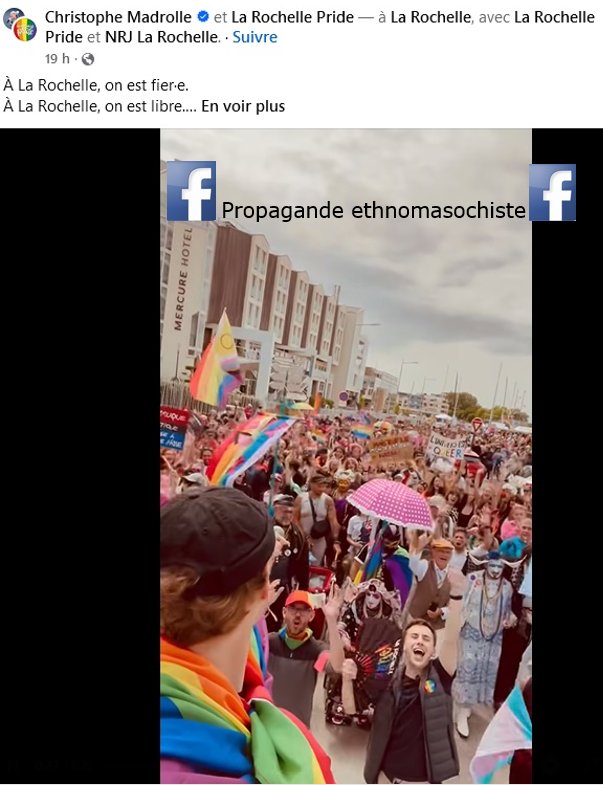 ethnomasochisme's tweet photo. #LGBTQI #LGBTQIASupportWomensRight #happypride #gaypride #delireslgbt #nonbinaires #TransDayOfVisibility #transidentite #gayhistory #rainbowflag #gay #queer #flaginthemap #pride #love #lgbtrights #lesbian #marchefiertes #dragqueen #legauchismeestunemaladiementale #larochelle https://t.co/cwR4ghZUoz