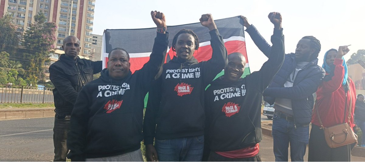 MathareSJustice's tweet image. Finally, #Muthaiga3 are free. Thank you for the solidarity extended to our comrades from Friday. The cash bail given of 200k each is punitive but we must understand that these are methods of deterence from protests. The message from our comrades is clear, protest is not a crime!