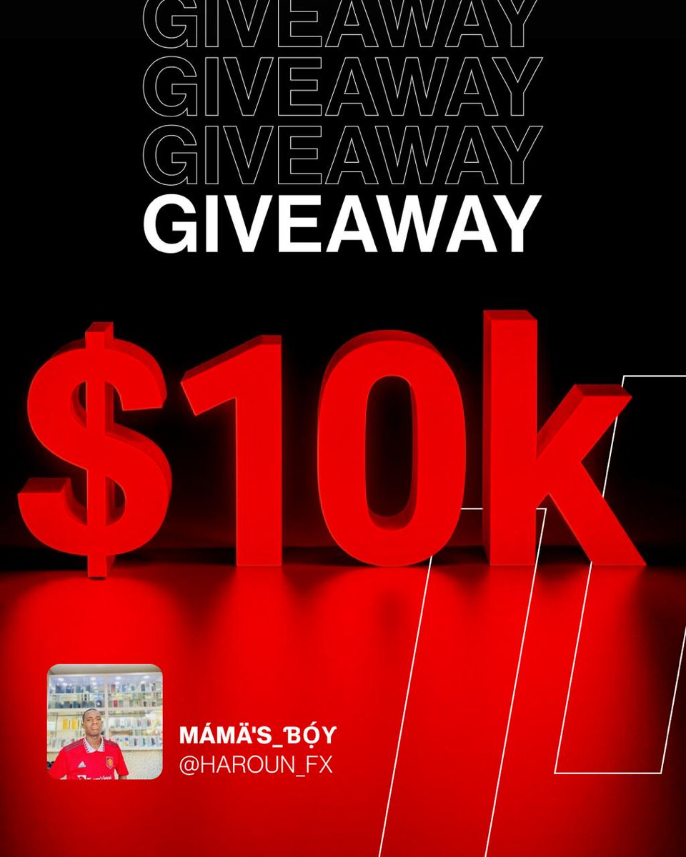 🚨 GIVEAWAY TIME  📢

3x 10k challenge accounts 

To participate, 

1. Follow <a href="/RealFundedProp/">Real Funded</a>! <a href="/Haroun_FX/">MIRNGA FX📊</a>

2. Like, Retweet and Tag 3 traders

3. Engage with quoted Tweet 

4. You must Join telegram: t.me/+9H9u2rfQ5x84Y…

Also follow:
<a href="/MAbba_FX/">M Abba</a> | <a href="/LeveragedGiant/">🦧🦧</a>
<a href="/CLIMAX_FX/">CLIMAX</a> !