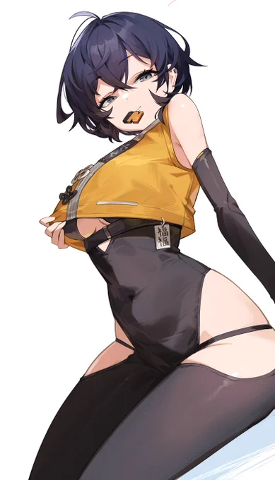 「姉弟,この服…ちょっとピチピチなんだけど〜」 #zzzero #ゼンゼロ #リン