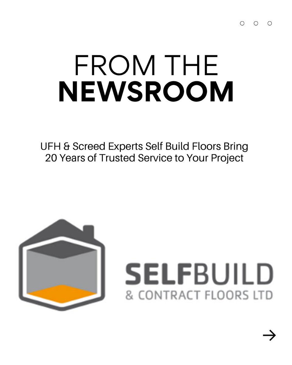 Self Build Floors delivers expert UFH and flowing screed services nationwide, ideal for self-builds, conversions, and restorations. Certified installers since 2006.

Read more here.👉 sbhonline.co.uk/news/self-buil…

#UnderfloorHeating #SelfBuild #ScreedExperts #SelfBuilding