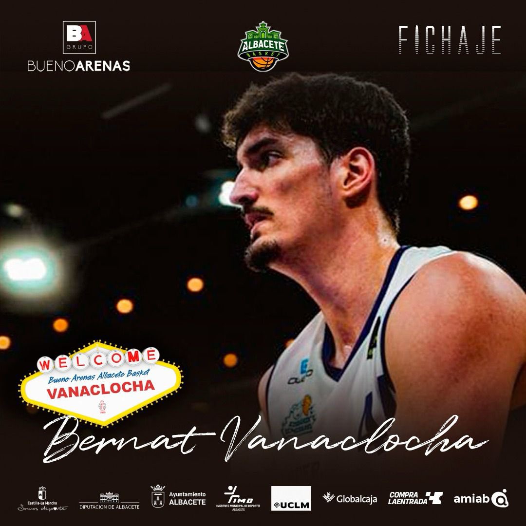 🆕 ¡Bernat Vanaclocha vuelve al Bueno Arenas Albacete Basket! Una historia que continúa…

🤝 Regresa un viejo conocido con más experiencia pero la misma entrega e intensidad en cada jugada para sumar trabajo, solidez y garra en la pintura.

#QueComienceElJuego