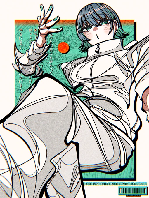 画面内での肉欲と流動線の共存を模索してます

つまりエロい女性を描きつつ、カッコイイ中2表現を同時に行いたいってことです 