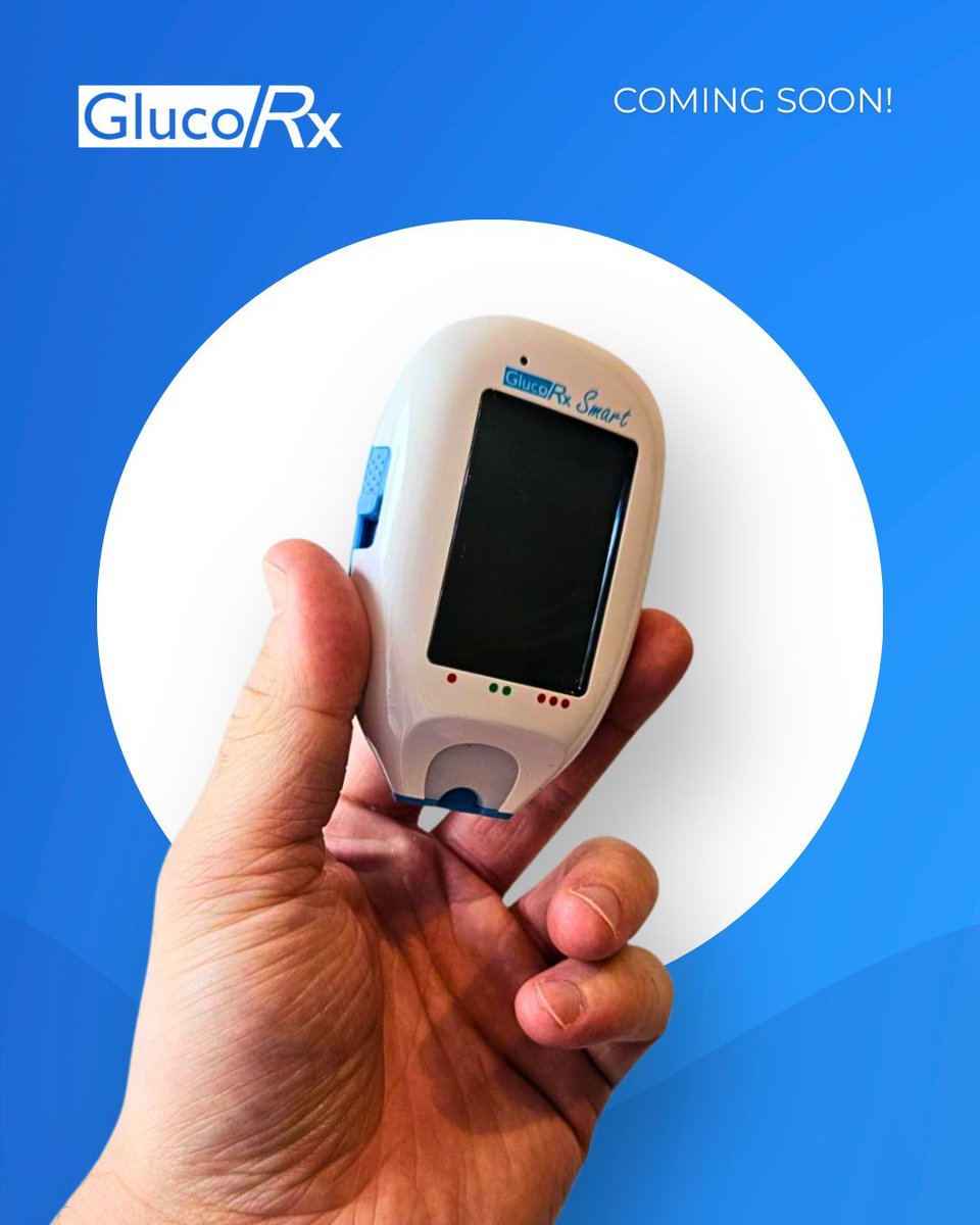 🚨 Coming soon 🚨

The GlucoRx Smart Meter is nearly here, track glucose and ketones with precision, without the premium price. Perfect for diabetes or keto journeys 💙 

For early access, sign up to our newsletter by clicking the link in bio 📲

Your new favourite  meter is just