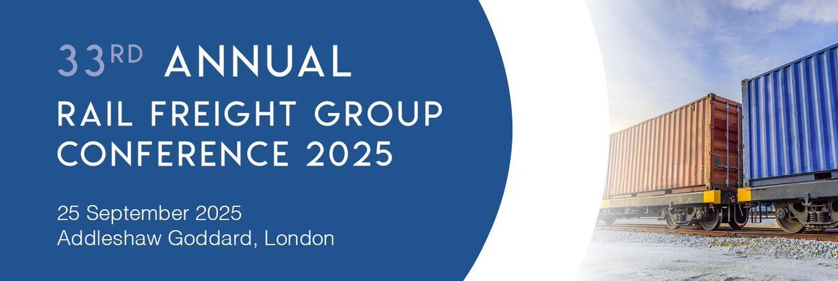 Super early bird for the 33rd Annual Rail Freight Group Conference ends FRIDAY!  
Secure your ticket now to hear how to prepare for rail reform, explore how rolling stock investment can drive growth, and much more #RFGConf25  buff.ly/Wz1qQbf