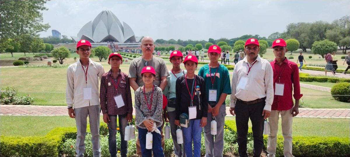 Vedantvidya's tweet photo. A Journey of Joy, Learning &amp; Inspiration. 
June 26-30, children of 
SaandhyaDeep School (Shahgarh, UP) explored Delhi-NCR for the first time-Qutub Minar, Akshardham, Lotus Temple, PM Sangrahalay, Vedvan Park &amp; more!
More than sightseeing, it opened minds &amp; sparked thier dreams. https://t.co/wETlLJhaWo