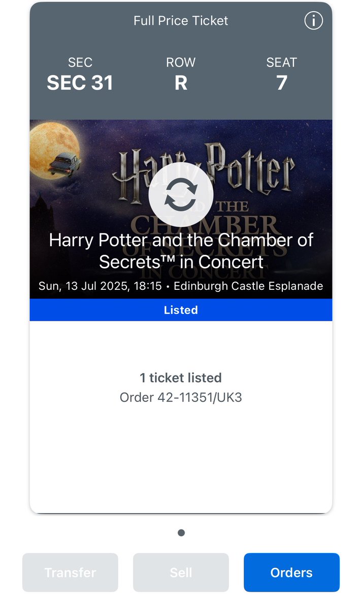 ShayRiddle_'s tweet photo. TICKET AVAILABLE FOR HARRY POTTER AND CHAMBER OF SECRETS IN CONCERT IN #Edinburgh on #ticketmaster: 

https://t.co/wUs3smd2pn

#harrypotter #concert #tickets #resale https://t.co/XsBVAEbr9M