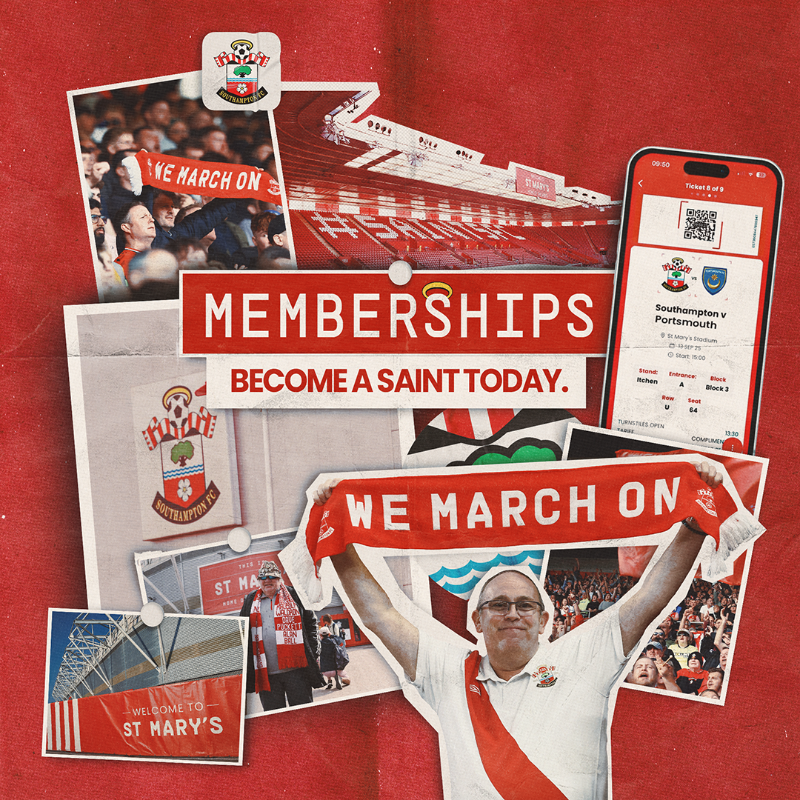 SouthamptonFC's tweet photo. Get even closer to the heart of the club ❤️ 

Our Adult and Junior Memberships are now available at a discounted early bird price for the first week 👇