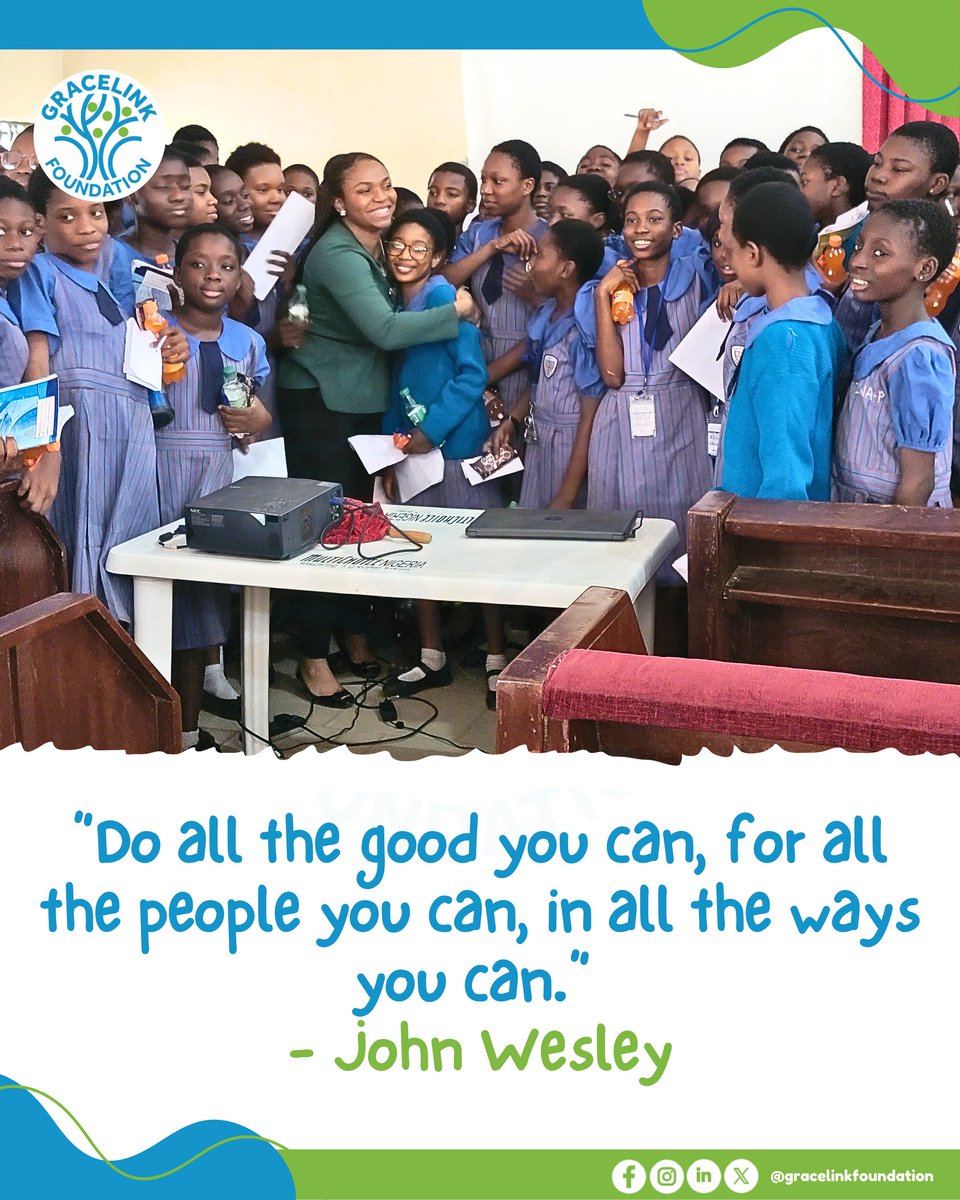 Gracelink Foundation (@gracelinkf) on Twitter photo This is your weekly reminder to keep doing good, no matter how small it seems. 
Every kind word, every helping hand, every bit of love given freely, it all adds up. 
Let’s keep being the light. 
#gracelinkfoundation #ngoforwomenandchildren #nonprofit #socialimpact This is your weekly reminder to keep doing good, no matter how small it seems. 
Every kind word, every helping hand, every bit of love given freely, it all adds up. 
Let’s keep being the light. 
#gracelinkfoundation #ngoforwomenandchildren #nonprofit #socialimpact