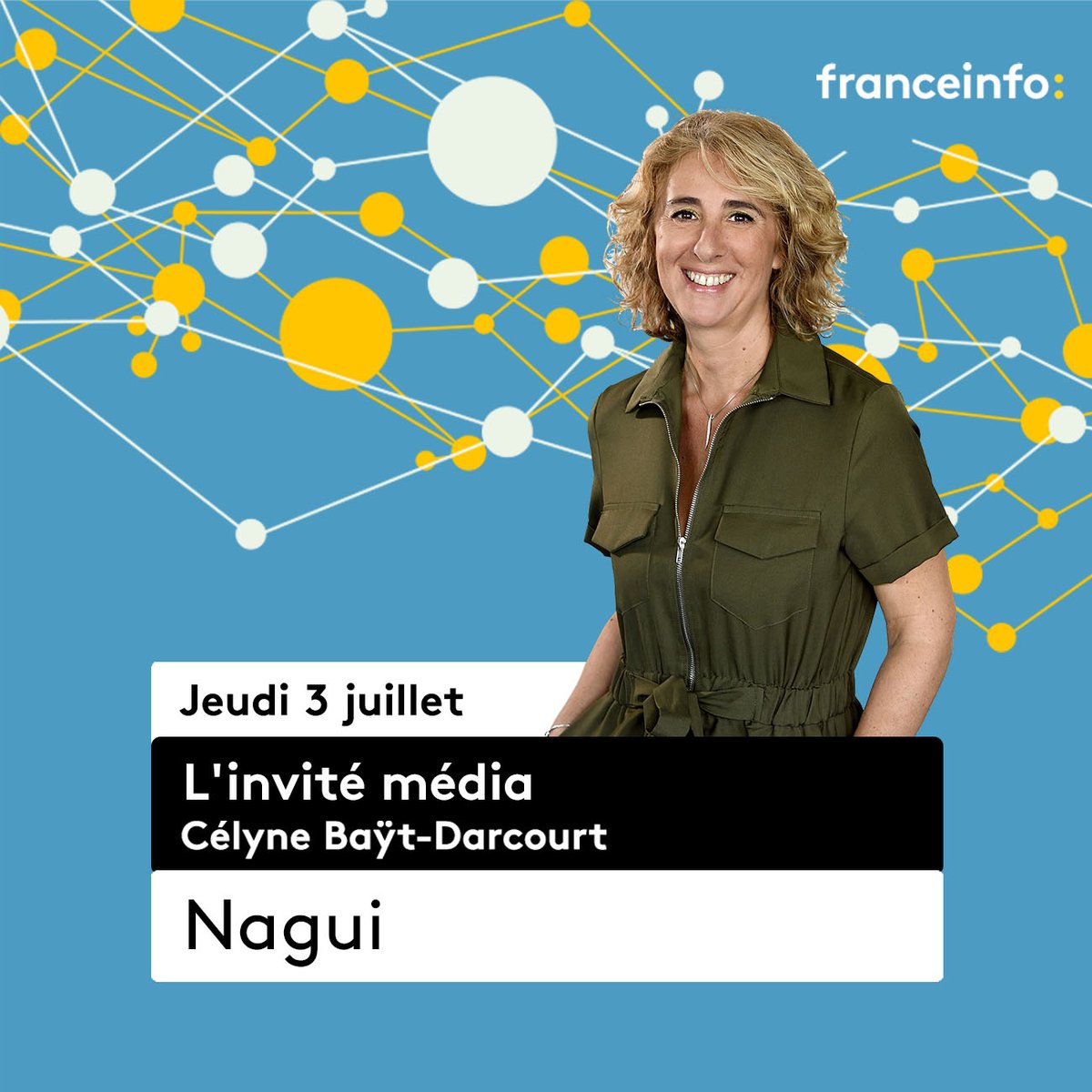 👉 Ce matin, <a href="/celynebd/">Célyne Baÿt-Darcourt</a> reçoit <a href="/Nagui/">Nagui</a>, producteur et animateur de la nouvelle saison d’Intervilles, à l’occasion du retour de l’émission sur France 2 ce 3 juillet à 21h10.

À suivre à 9h50 sur <a href="/franceinfo/">franceinfo</a> 📻 ⤵️
francetvinfo.fr/en-direct/radi…