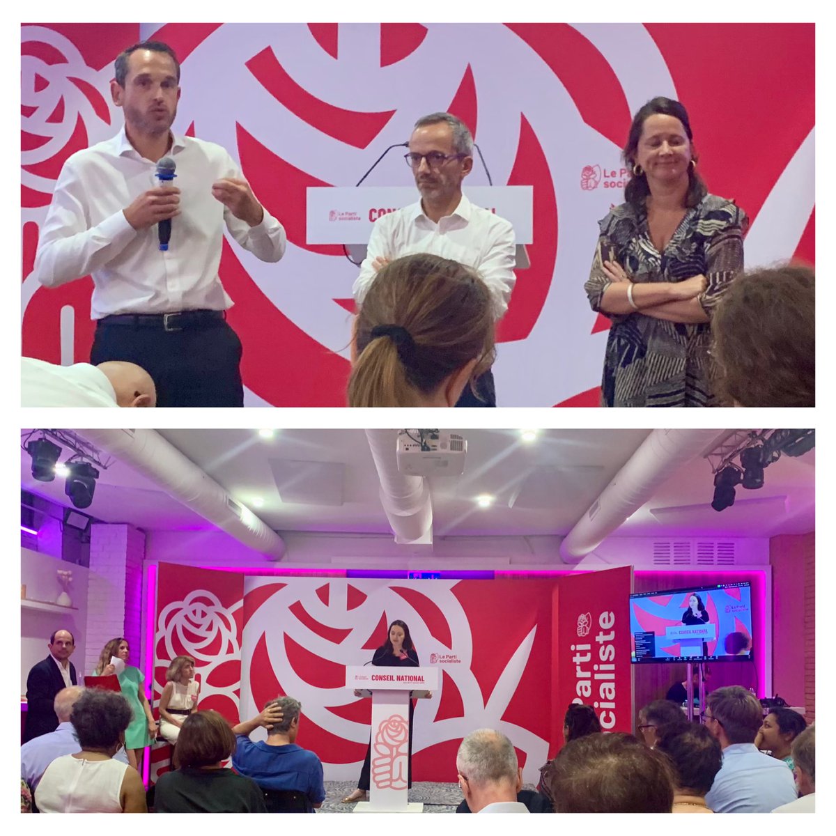 Installation des instances du Parti Socialiste : rassembler autour d’un projet féministe, de transformation et ambitieux pour les échéances électorales.

Membre du Conseil national, aux côtés de @PierreJouvet <a href="/SebVincini/">Sébastien Vincini</a> <a href="/ChloeRidel/">Chloé Ridel</a> <a href="/Johanna_Rolland/">Johanna Rolland</a> pour porter ces objectifs 🌹