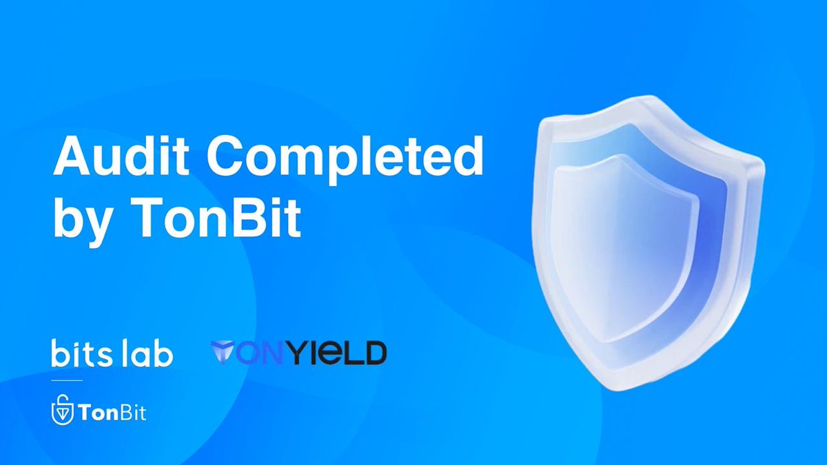 🔐 TonBit has successfully completed the security audit of TON Yield <a href="/TON_Yield/">TONYield (By LevelQ)</a> by LevelQ — a platform that addresses the complexities within the TON ecosystem by offering a streamlined approach to DeFi, designed to make it easier for users to discover, access, and optimize their