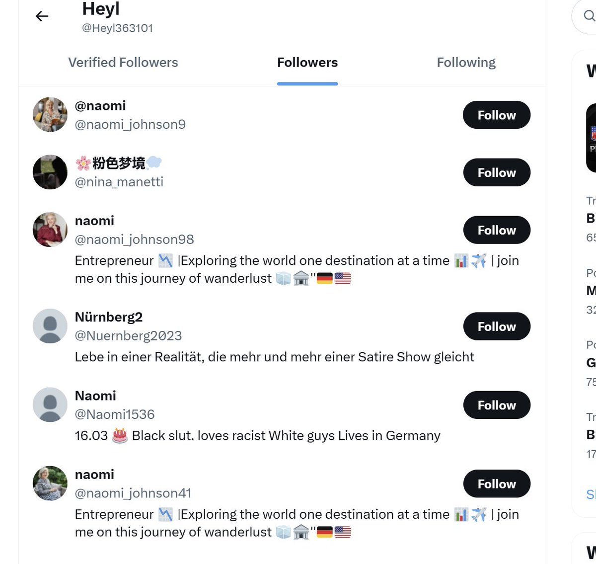 wma927's tweet photo. @Heyl363101 @mel__aura the only clown on here is whoever created this account -> #putinshill w 7 followers,  4 from the same #botaccount' https://t.co/CfXw7iyFJS
