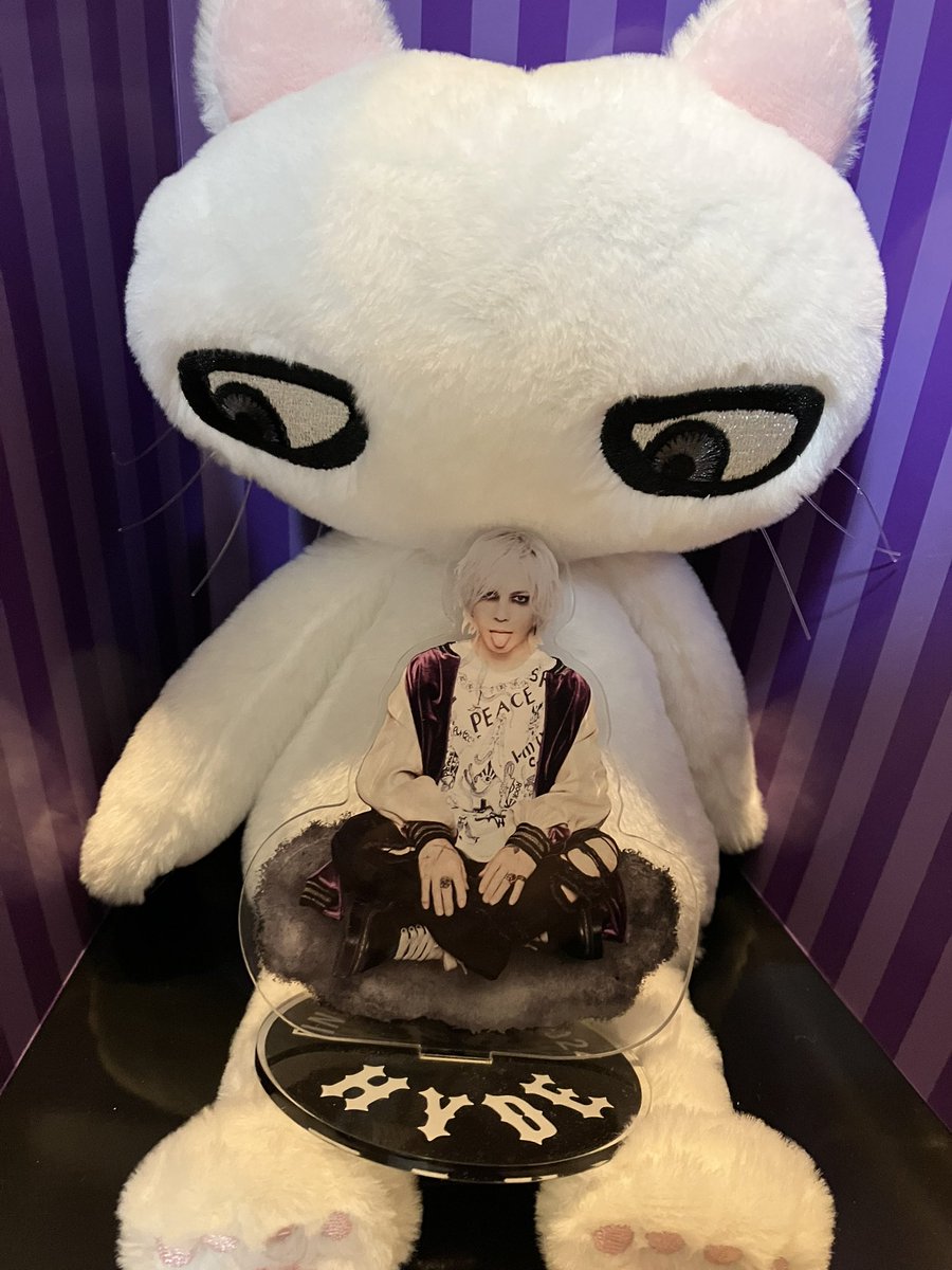 HYDEさんがこだわり抜いたエディちゃんぬいぐるみ、届きました💜めっっ