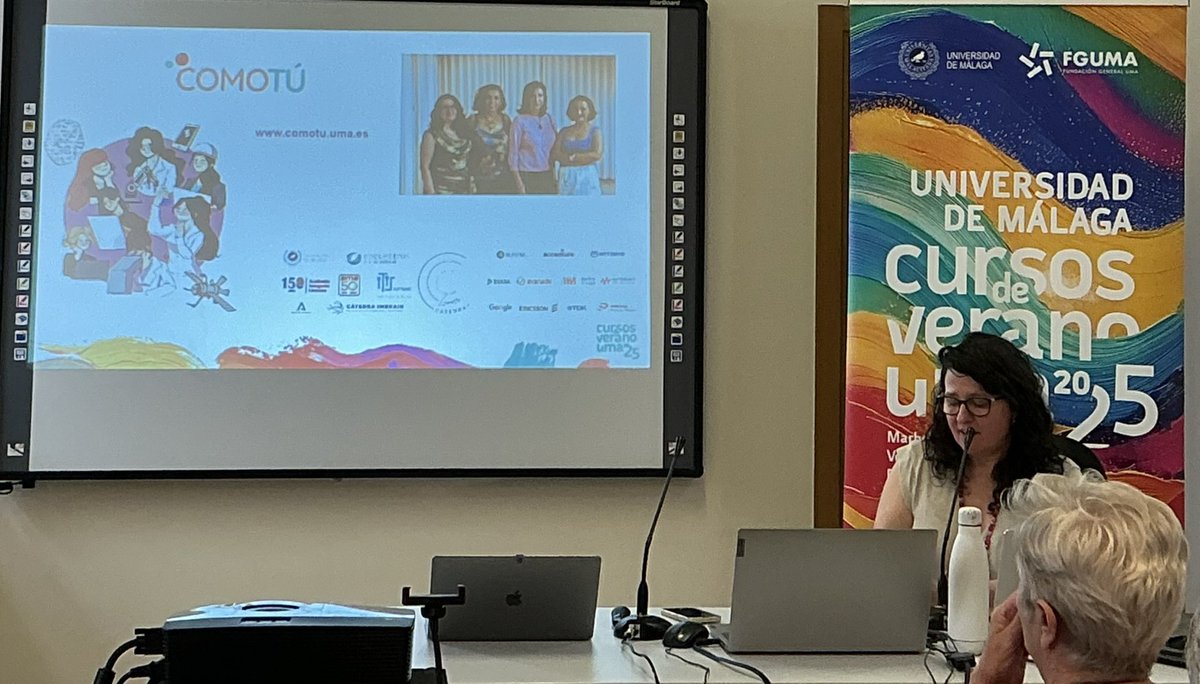emulenews's tweet photo. #FGUMA #CursoVeranoUMA #Marbella Ana Grande Pérez – Catedrática de Genética de la Universidad de Málaga, «Investigar en tiempos revueltos: ciencia, referentes y confianza social», que tras describir su carrera científica nos habla del proyecto “Como Tú”. https://t.co/JsFrU1Ah9t