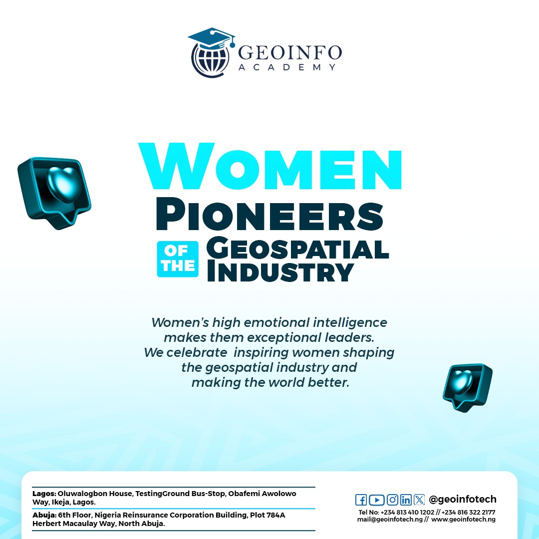 GeoinfoAcademy's tweet image. We celebrate her foundational impact and the inspiring women who continue to drive our industry forward!

#WomenInGeospatial #WomenCrushWednesday #GeospatialEvolution #EarthObservations #Pioneers #BarbaraJRyan #GEOINFOAcademy