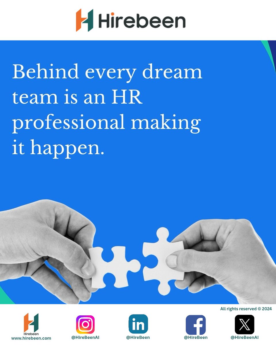 HireBeenAI's tweet photo. Hire Better, Hire Faster, HireBeen🚀💡
#Hirebeen #AI #ResumeBeen #Hiring #techhiring #HRTech #smarthiring #HRlife #teamworkmakesthedreamwork #HRteam #WorkPlaceCulture #Hiringsolution #talentacquisition https://t.co/a8HDYA0CGu