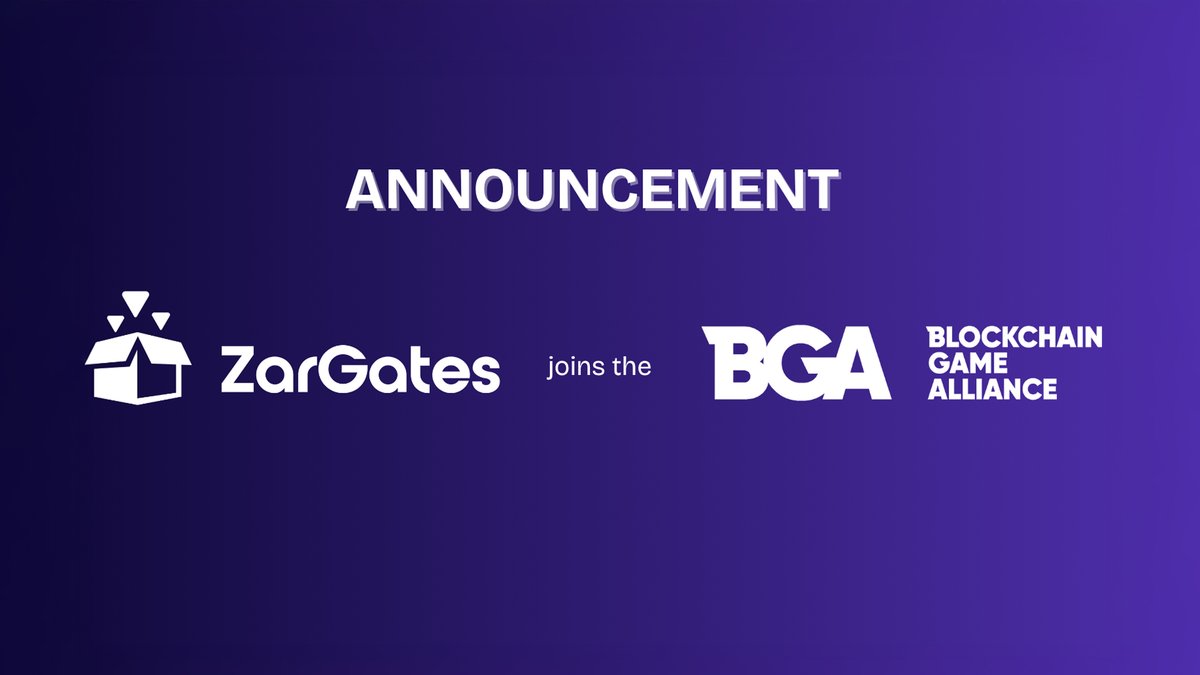 🎮🐉 We’re thrilled to welcome <a href="/ZARGATES/">ZarGates</a> to the Blockchain Game Alliance!

ZarGates is a community-driven gaming ecosystem and SDK that helps studios turn any Web2 title into a blockchain-powered experience. 

Players dive into top-tier games, complete quests, and earn tradable