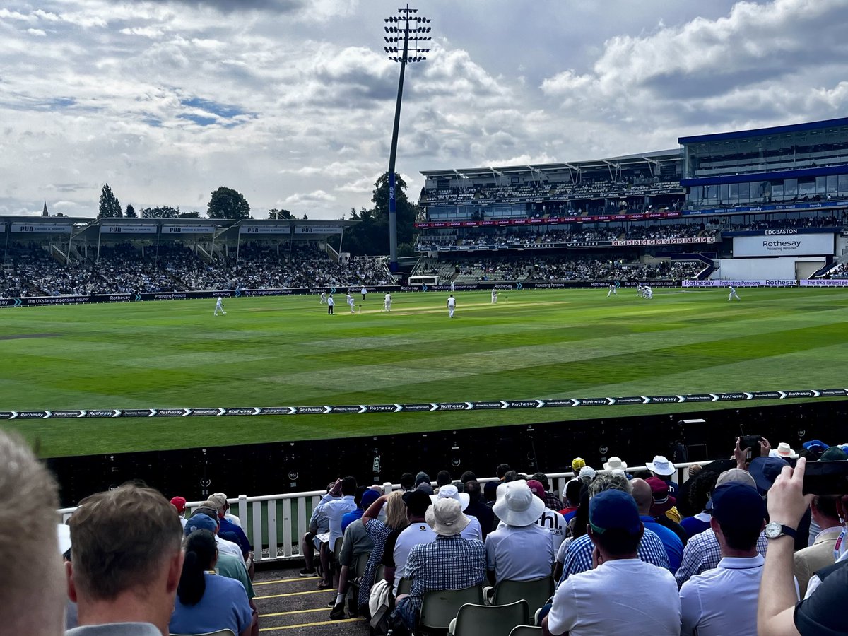 And play! #engvind ⁦<a href="/Edgbaston/">Edgbaston Stadium</a>⁩