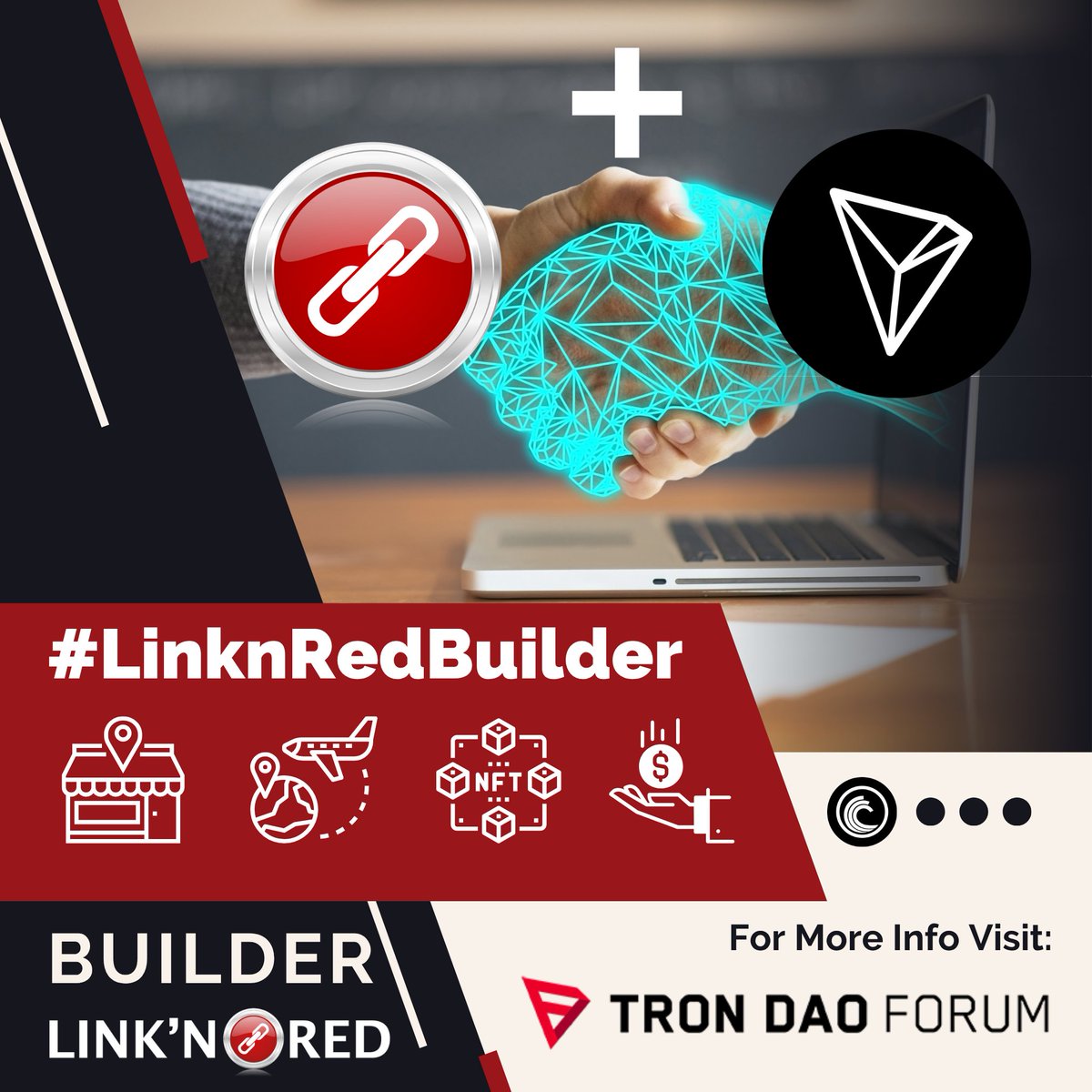 LinknRed's tweet image. 4/✅ Participamos en #HackaTRON impulsando la integración de #blockchain en negocios reales:

🛒Comercio directo sin intermediarios
💰Pagos descentralizados en $TRX 
🔗Trazabilidad logística transparente y segura

Transformamos procesos tradicionales con tecnología de vanguardia.