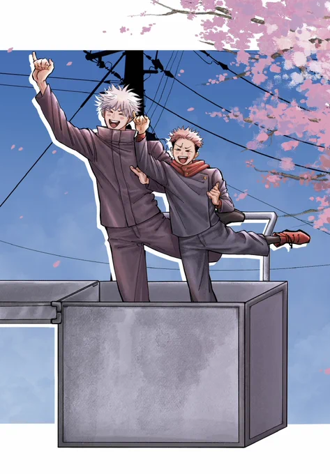I got a chance to draw a cover for the Goyuu Zine Goyuu finally have their happy ending