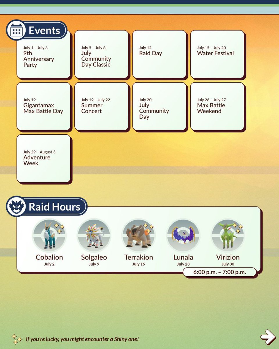 leecheeyung's tweet photo. Raid Hour: Cobalion (*Shiny)
🗓️ Wednesday, 2 July 2025
🕕 6 PM – 7 PM Local Time
Good luck! 🍀
Perfect 100% IV Cobalion CP:
• 1727 (Non-boosted)
• 2159 (Weather-boosted)
#RaidHour #Cobalion
#LegendaryRaidHour
#PokemonGO @PokemonGoApp
🔗 July 2025 Content Update
https://t.co/5L0h78S20u
=====
Next Raid Hour:
✅ Wednesday, 9 July 2025
Solgaleo