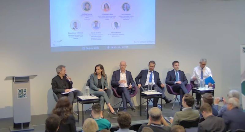 CEPS ThinkTank (@ceps_thinktank) on Twitter photo 📲 Did you miss our recent event with <a href="/BertelsmannSt/">Bertelsmann Stiftung</a> on the new #Eurostack resolution?
From collaboration to AI – our fruitful discussion touched upon all corners of debate, uniting different perspectives through a clear forward-looking vision.
Watch it again here 👉 📲 Did you miss our recent event with <a href="/BertelsmannSt/">Bertelsmann Stiftung</a> on the new #Eurostack resolution?
From collaboration to AI – our fruitful discussion touched upon all corners of debate, uniting different perspectives through a clear forward-looking vision.
Watch it again here 👉