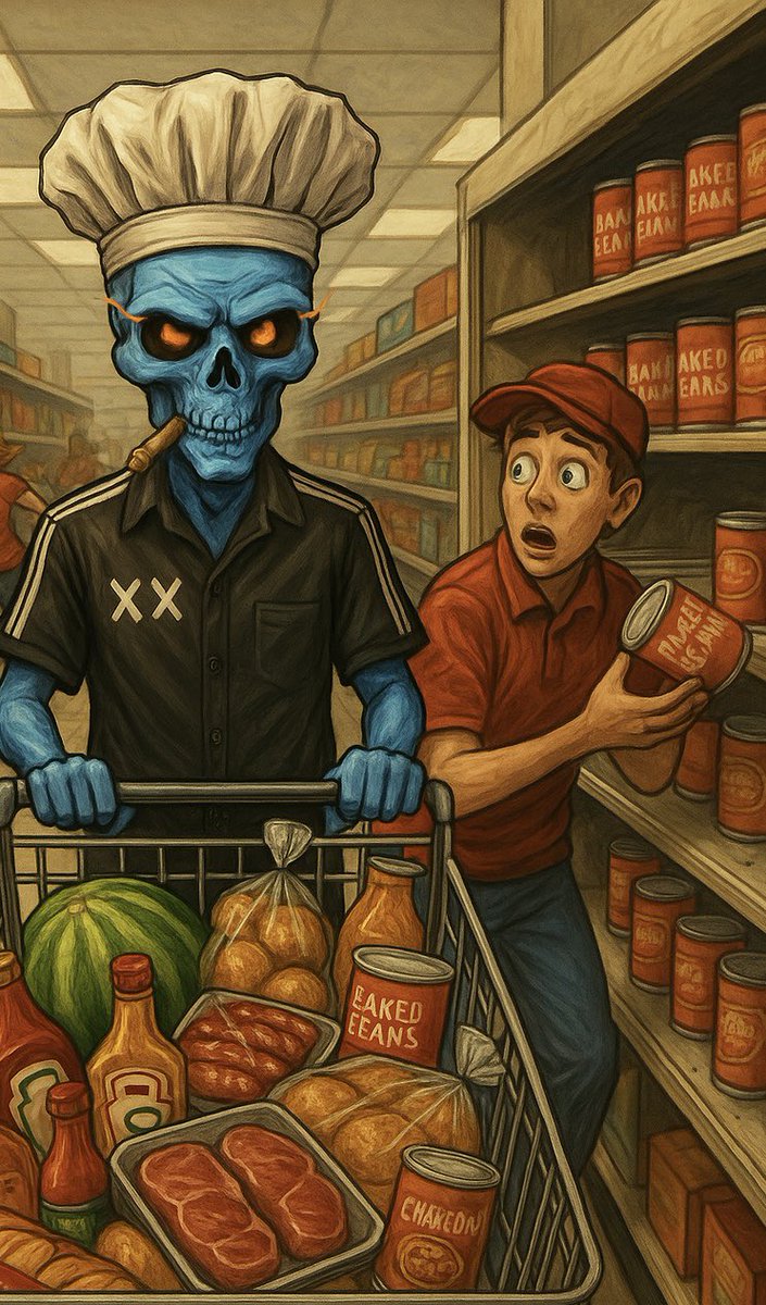Dementions (@dementions8) on Twitter photo <a href="/UndeadChefNFT/">๐ Undead Chefs ๐งโ๐ณ</a> <a href="/GenuinelyUndead/">GenuinelyUndead</a>
Midweek Reminder
Get your shopping done, Chefs! As I will be 1 of the judges, I figured Iโd drop a clue about 1 item Iโll be hoping to see on your plate.
Deadline to submit pics is 7/6 8PM EST. Post them to the original post <a href="/UndeadChefNFT/">๐ Undead Chefs ๐งโ๐ณ</a> <a href="/GenuinelyUndead/">GenuinelyUndead</a>
Midweek Reminder
Get your shopping done, Chefs! As I will be 1 of the judges, I figured Iโd drop a clue about 1 item Iโll be hoping to see on your plate.
Deadline to submit pics is 7/6 8PM EST. Post them to the original post