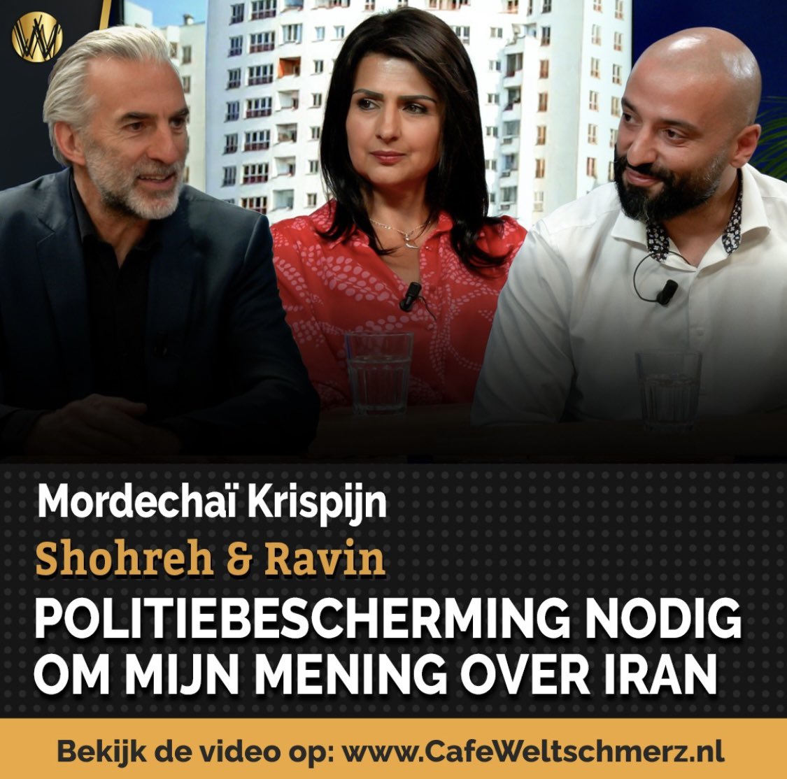 cafeweltschmerz's tweet image. Ravin en Shohreh spreken zich uit over de situatie in Iran. Dit wordt ze niet in dank afgenomen. Inmiddels hebben beiden politiebescherming nodig omdat de bedreigingen blijven toenemen. In het geval van Shohreh lijkt die dreiging vooral uit de achterban van Weltschmerz te komen.…