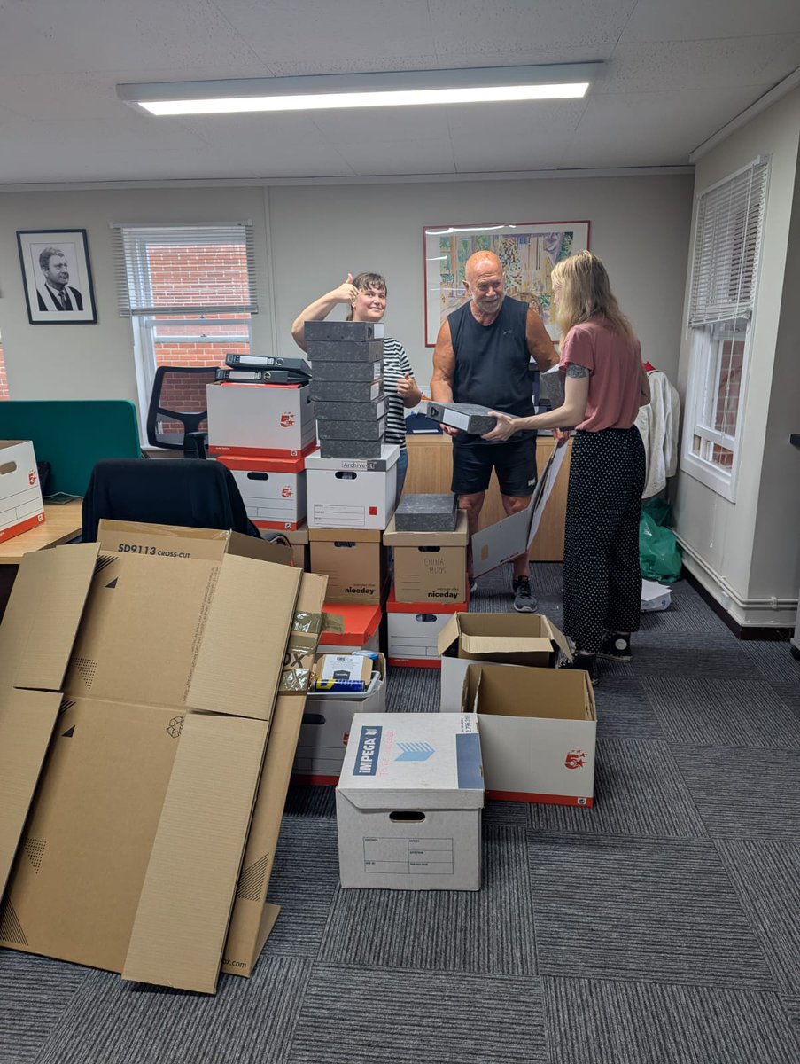 BASICS_HQ's tweet image. 📦 The big move is underway! We’re excited to (hopefully!) settle into our new office next week.
This week, we're flexing our muscles packing up—and next week, we'll be doing it all again as we unpack and get settled. 💪
We’ll be responding to urgent matters, but there may be…