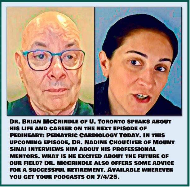 Coming Friday to Pediheart! <a href="/MountSinaiPeds/">Mount Sinai Kravis Children's Hospital</a> <a href="/MountSinaiNYC/">Mount Sinai Health System</a> <a href="/IcahnMountSinai/">Icahn School of Medicine at Mount Sinai</a>