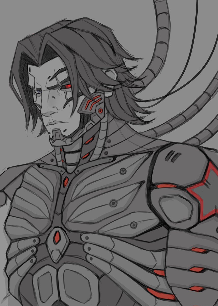 CyberRoxX1's tweet image. Cyberpunk Bucky ❤️