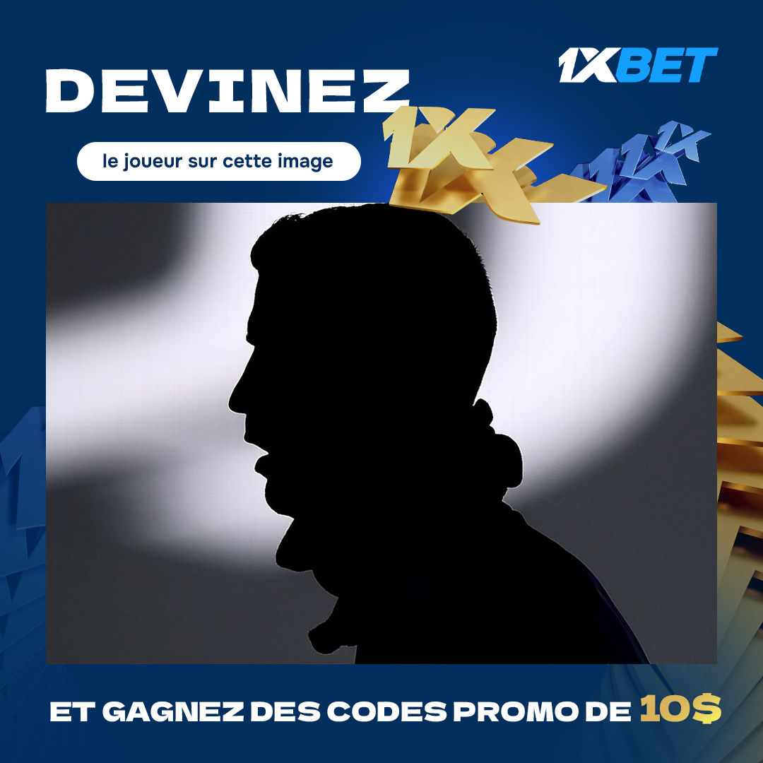 1xBet_Francais's tweet image. Concours 🎁

Devinez le joueur qui est sur la photo et gagnez des codes promo de 10$

Règles : 

✅ Vous ne pouvez répondre qu'avec un seul commentaire
✅ Le participant doit être abonné à 
@1xBet_Francais

Nous choisirons au hasard 5️⃣ gagnants d'un code promo de 🔟$

Résultats :…