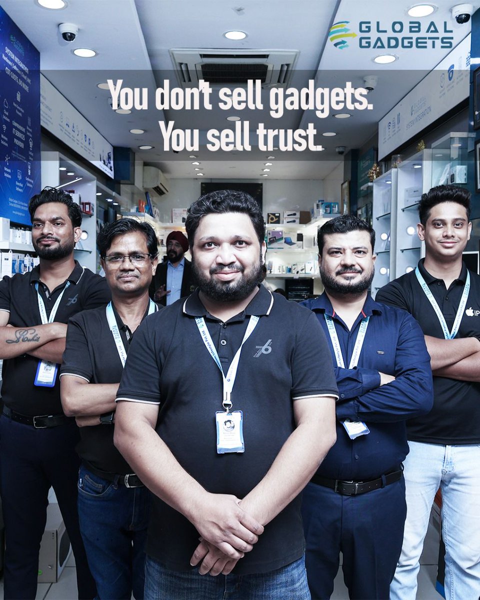 GlobalGadget's tweet image. We don’t just sell gadgets — we sell trust.
At Global Gadgets, it’s not about price. It’s about people.
Trust &amp;gt; Discounts. Relationships &amp;gt; Transactions.

📍 52-A, Khan Market, Delhi
📞 98998 95000
🌐 globalgadgets.com

#GlobalGadgets #AllUnderOneRoof #SmartTech