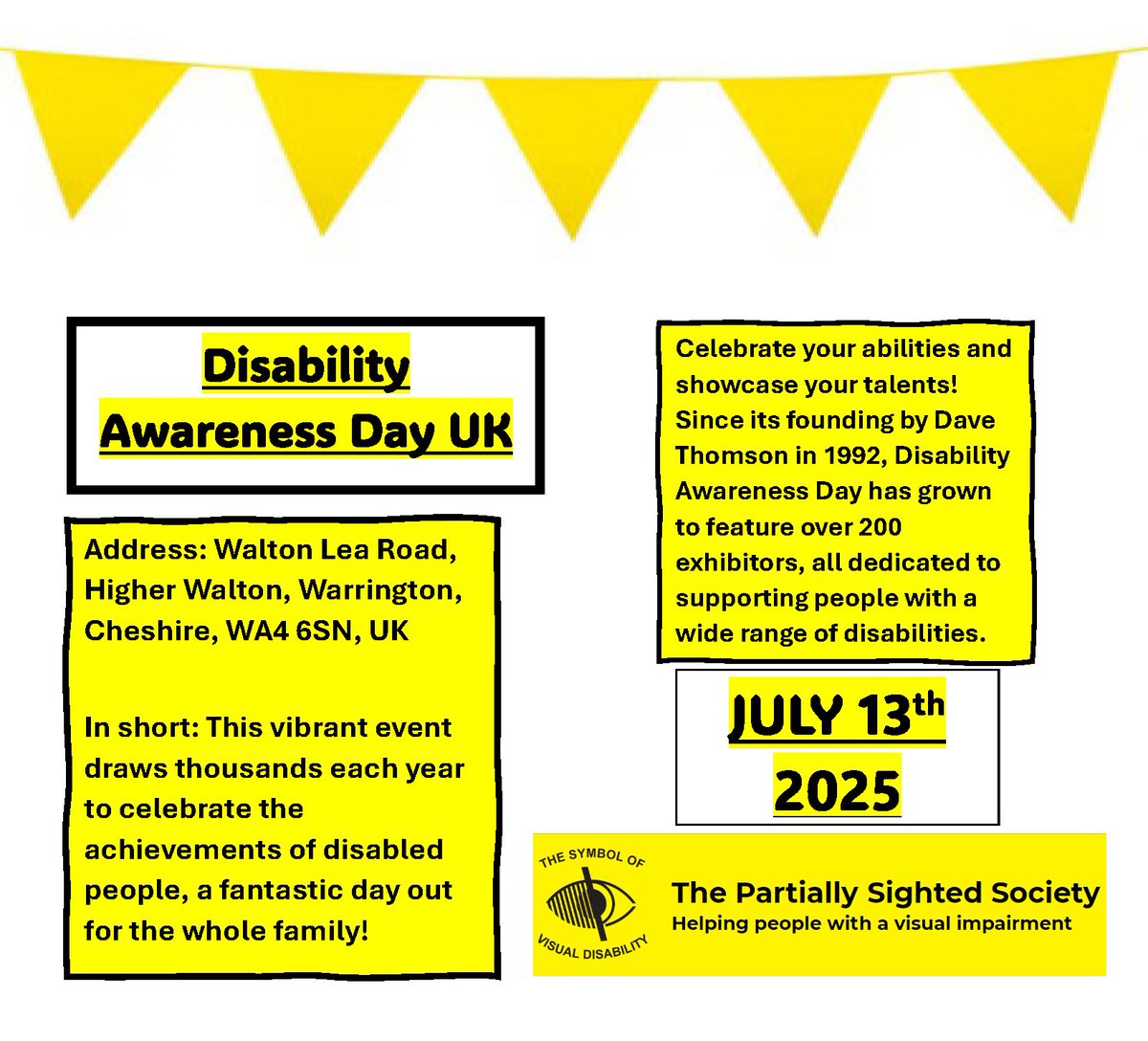 The Partially Sighted Society tweet media